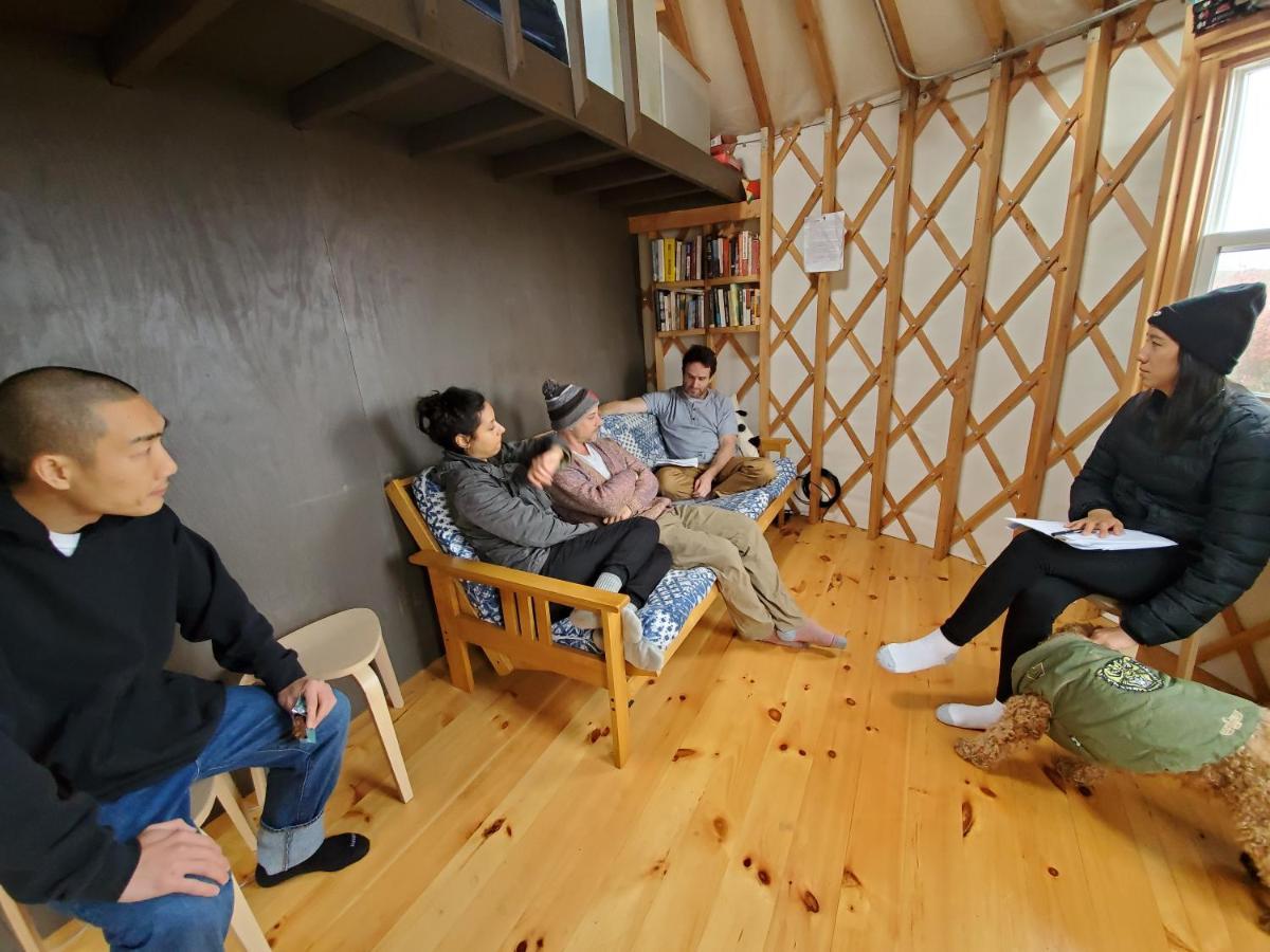 Livingston Manor Yurt Hotel Parksville Bagian luar foto