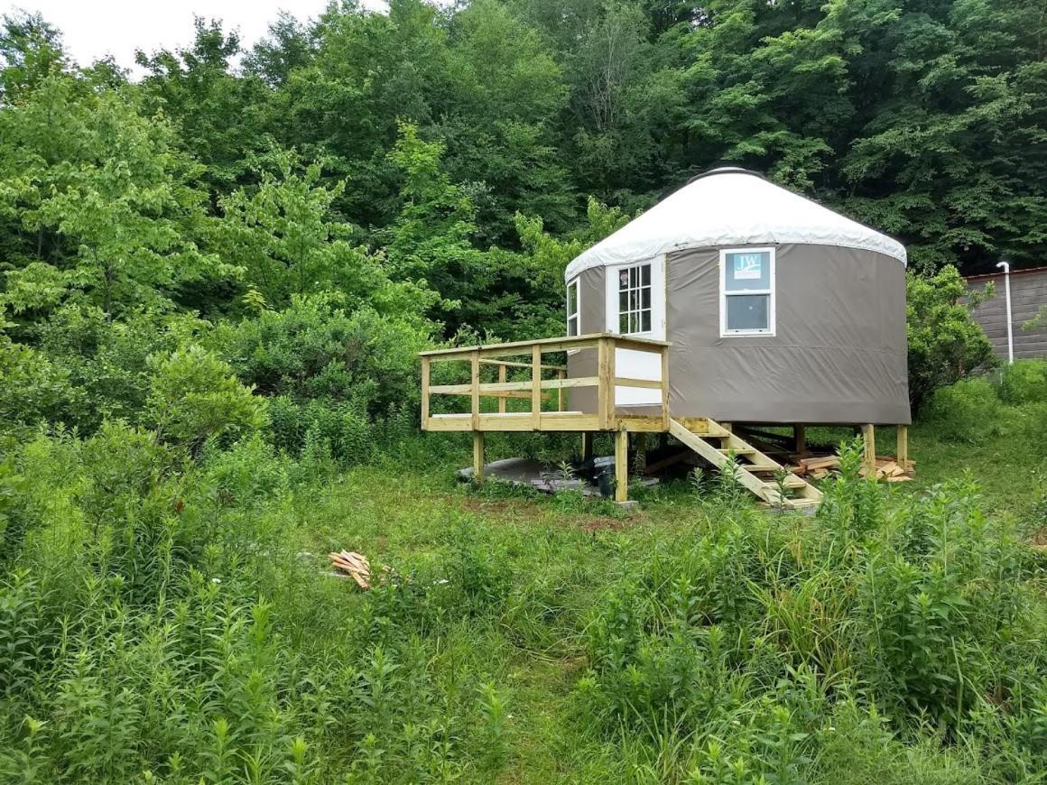 Livingston Manor Yurt Hotel Parksville Bagian luar foto